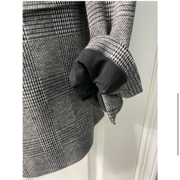 NWOT! LOFT Plaid Long Modern Blazer - Picture 6 of 8